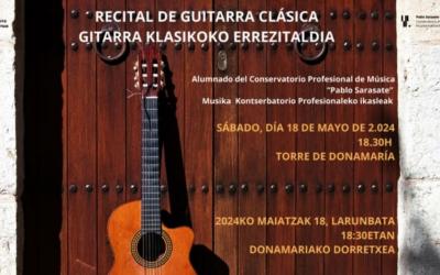RECITAL DE GUITARRA CLÁSICA / GITARRA KLASIKOKO ERREZITALDIA