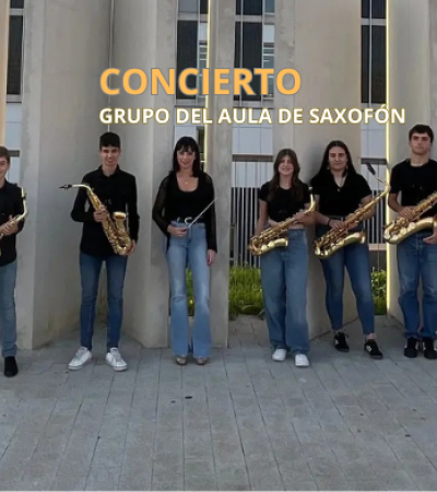 Concierto del grupo del aula de saxofón