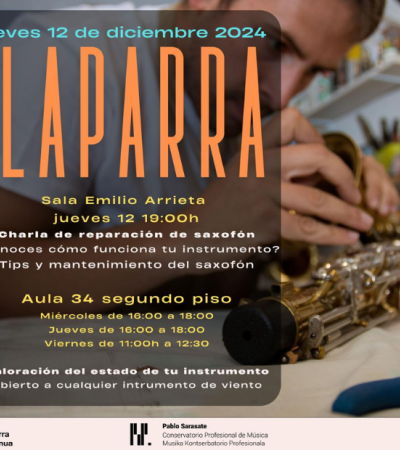  REPARACIÓN DE SAXOFÓN CON DANIEL LAPARRA